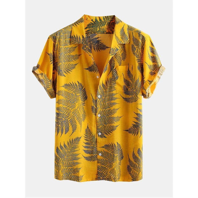 Shirts mit tropischem Pflanzen-Print | Keine Verkäufe in den letzten 90 Tagen