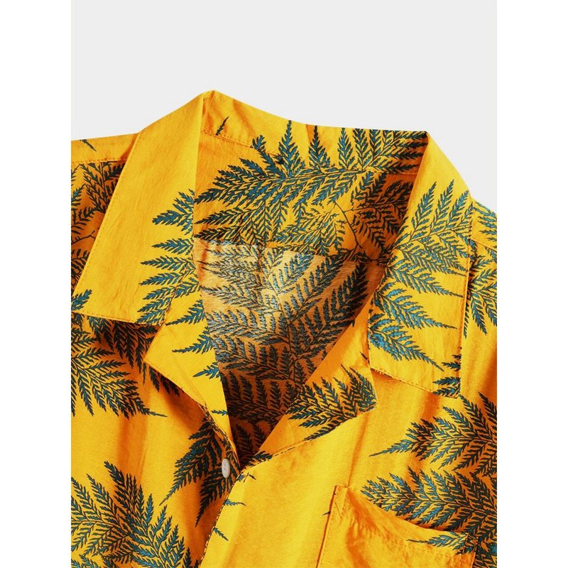 Shirts mit tropischem Pflanzen-Print | Keine Verkäufe in den letzten 90 Tagen