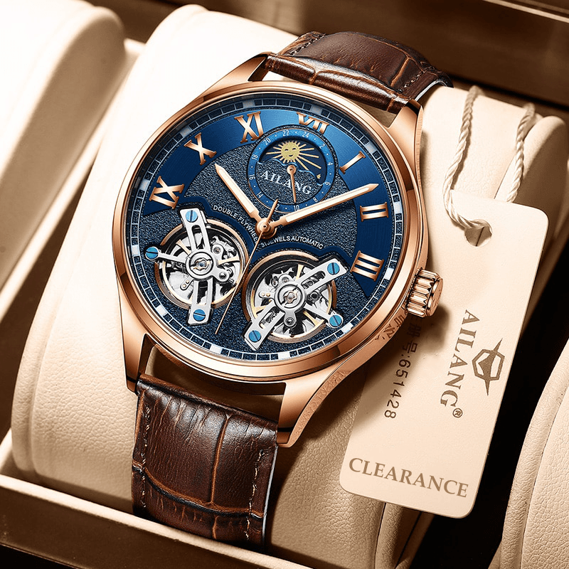 Obsyss AILANG Zwitsers mechanisch herenhorloge, waterbestendig