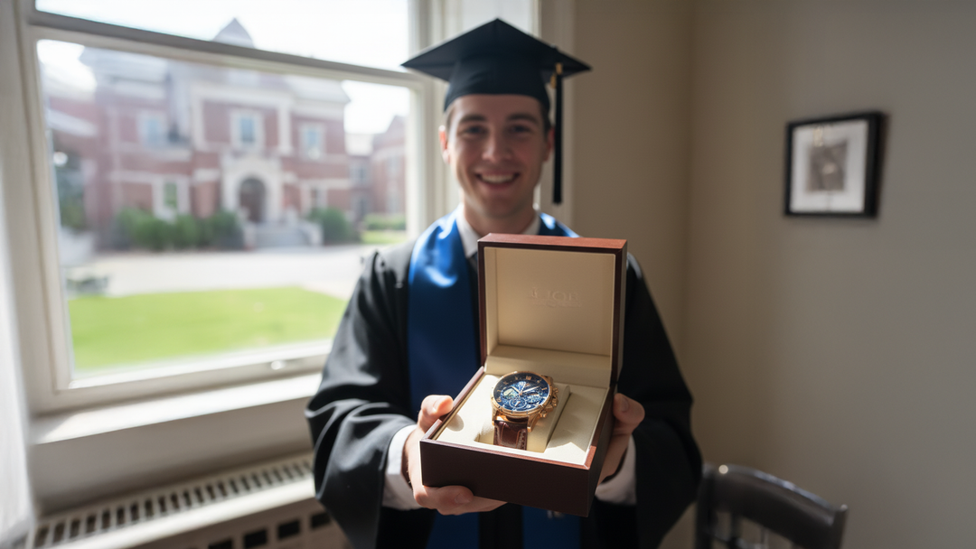 one of the top 7 watches was shown by a newly graduated student