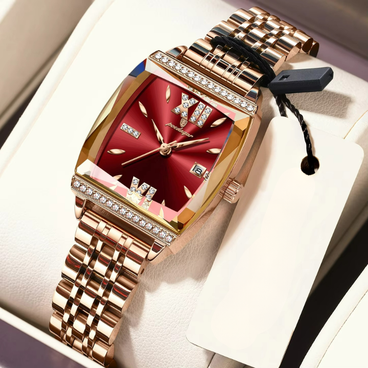 162 AGR - Seraphina Rose Gold Red