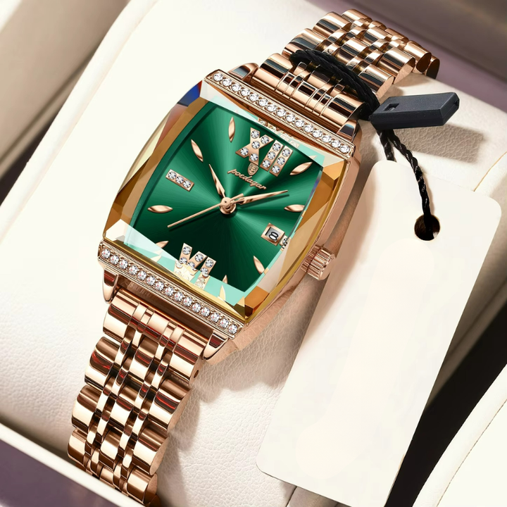 164 AGR - Seraphina Rose Gold Green