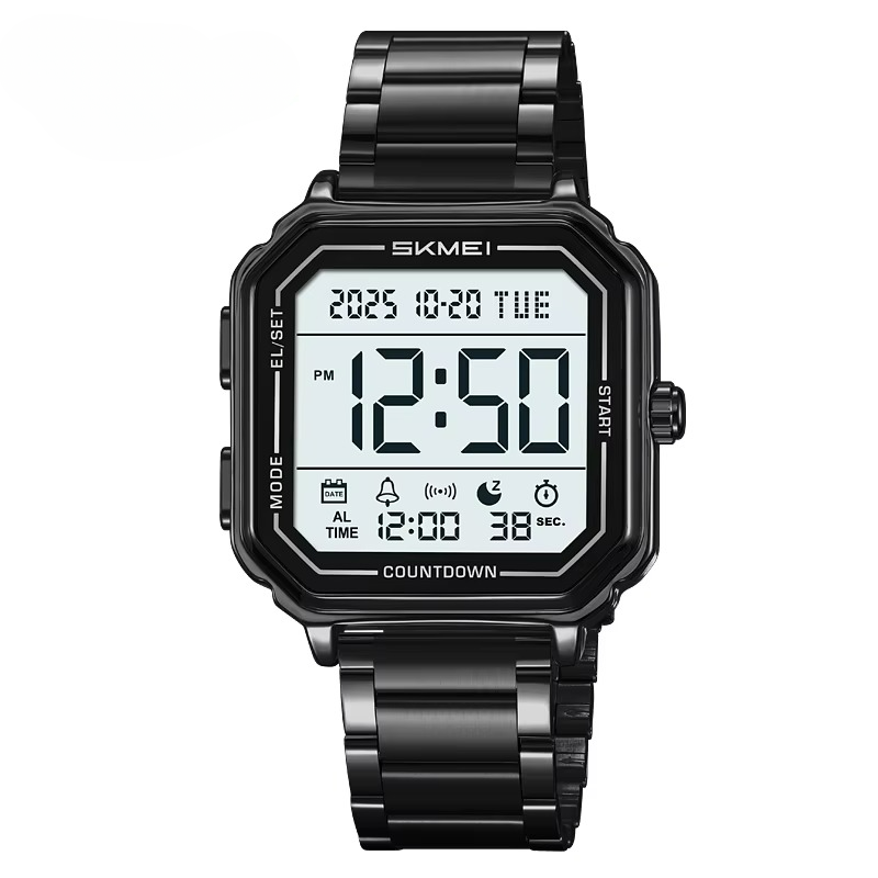 197 SKMEI - Montairex Steel Black
