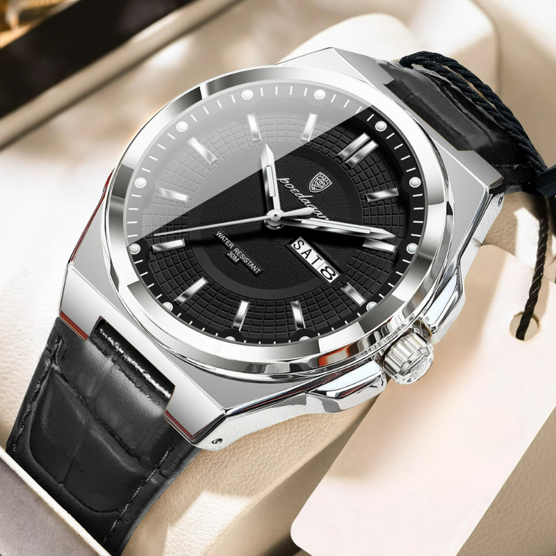 57 AGR - Norr (Leather) Silver Black