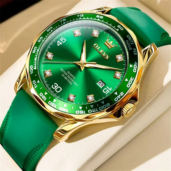 5_95ff7110-906d-49de-8165-bc1dcda8cc40 OLEVS - Époque Green Gold (Silicone)