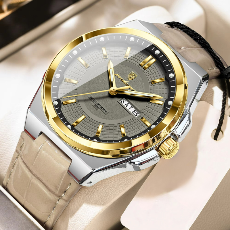60 AGR - Norr (Leather) Gold Grey