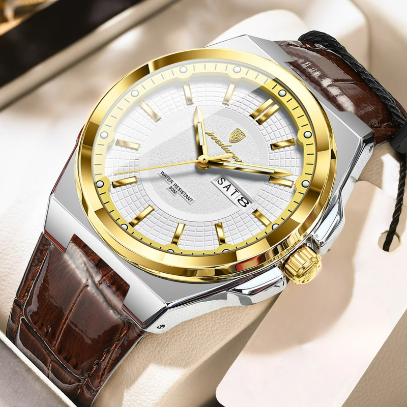 64 AGR - Norr (Leather) Gold White