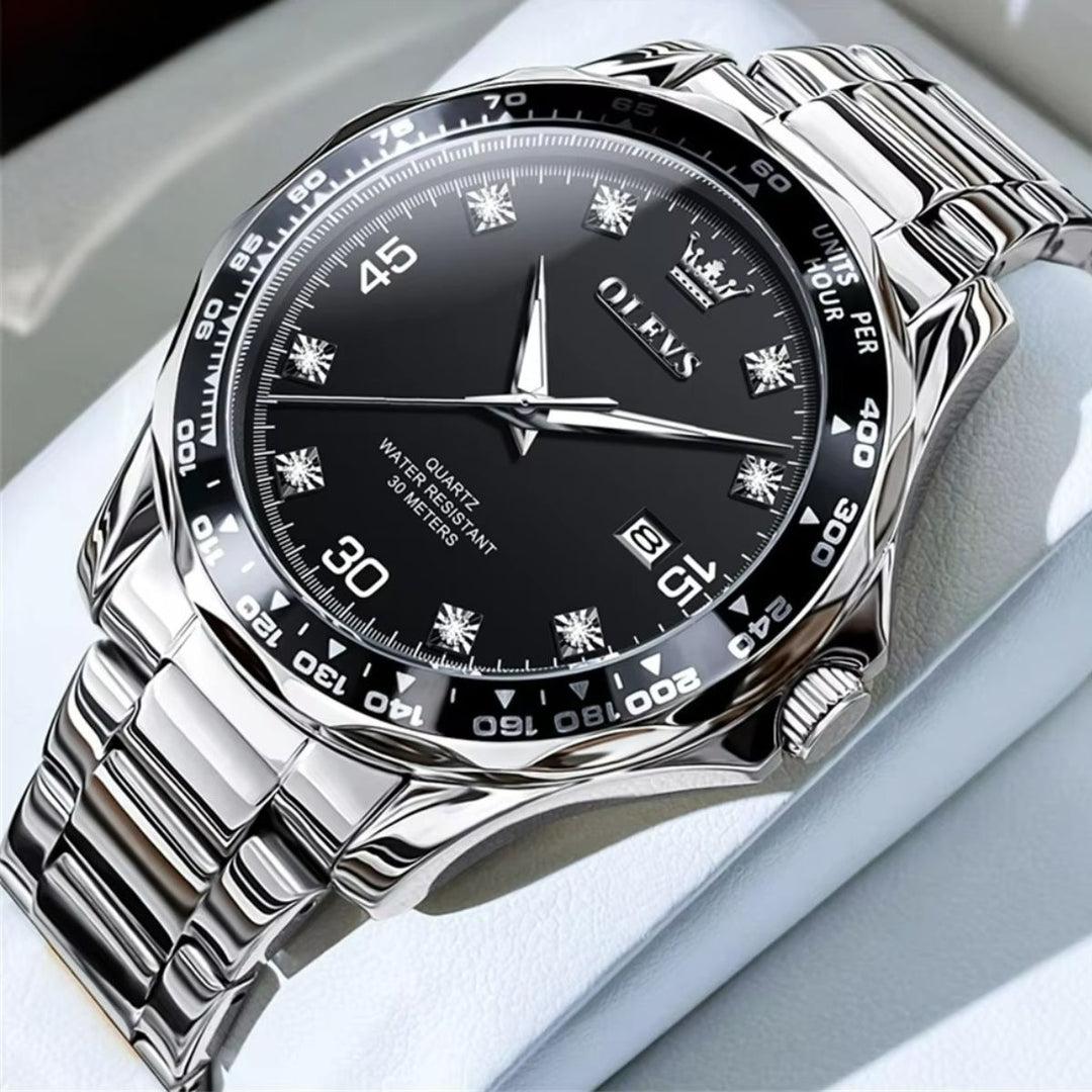 6_861f5794-3c62-4b4b-9bcb-4c44b8b24e50 OLEVS - Époque Silver Black (Steel)