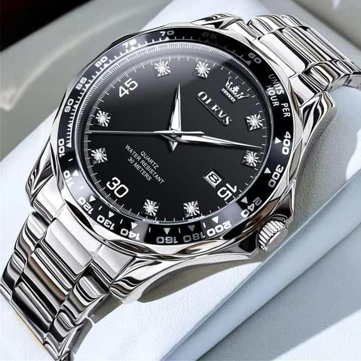 6_861f5794-3c62-4b4b-9bcb-4c44b8b24e50 OLEVS - Époque Silver Black (Steel)