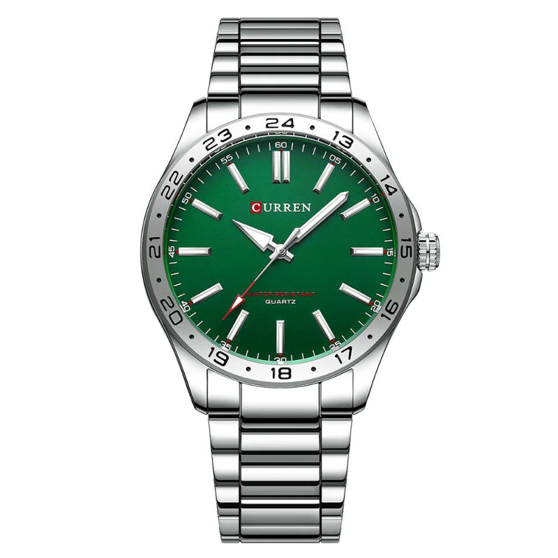 CURREN-Thronyx_Green_Silver CURREN - Thronyx Green