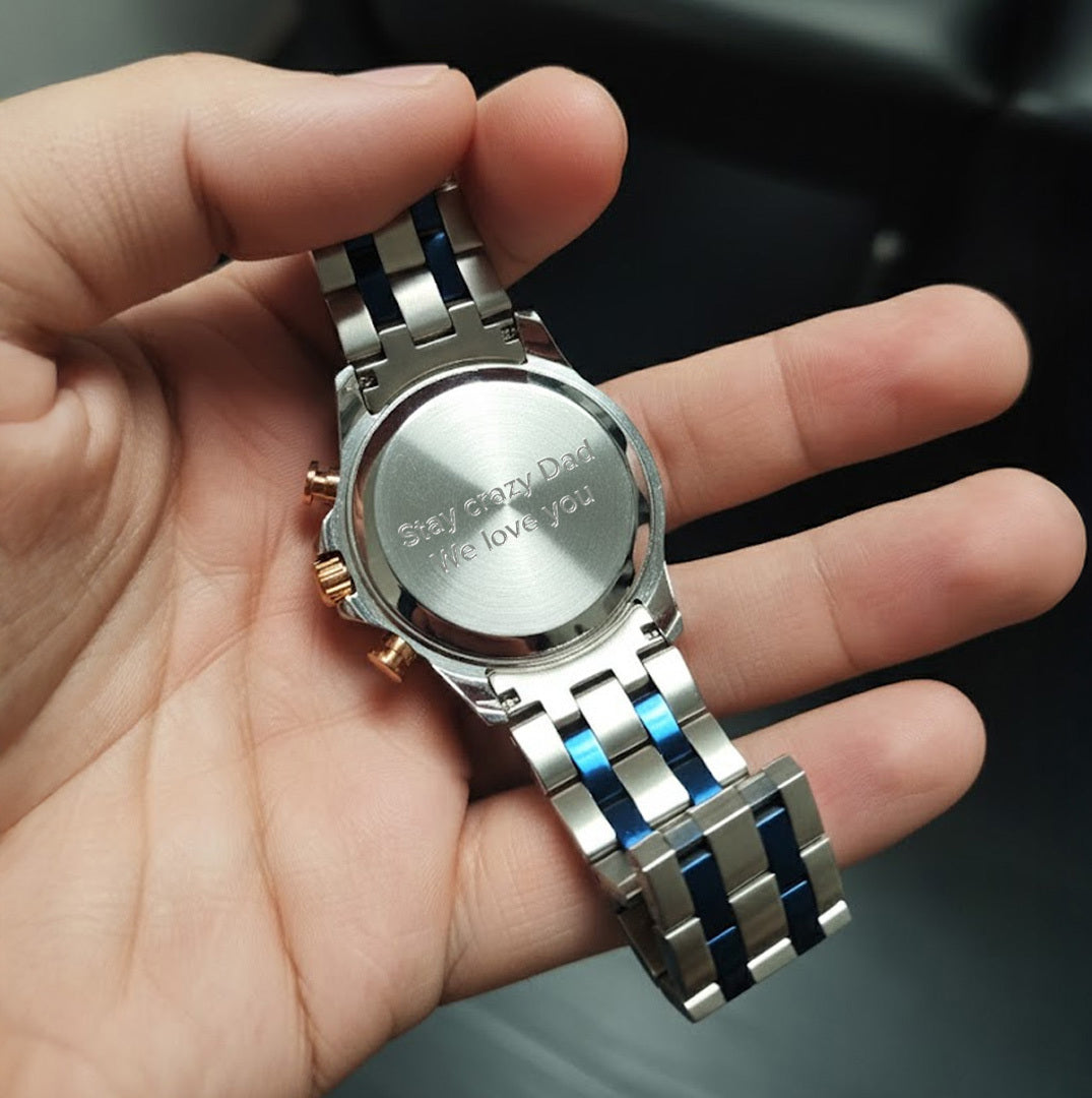 Men's Watch Obsyss FX Nautical Quartz Water Resistant Stainless