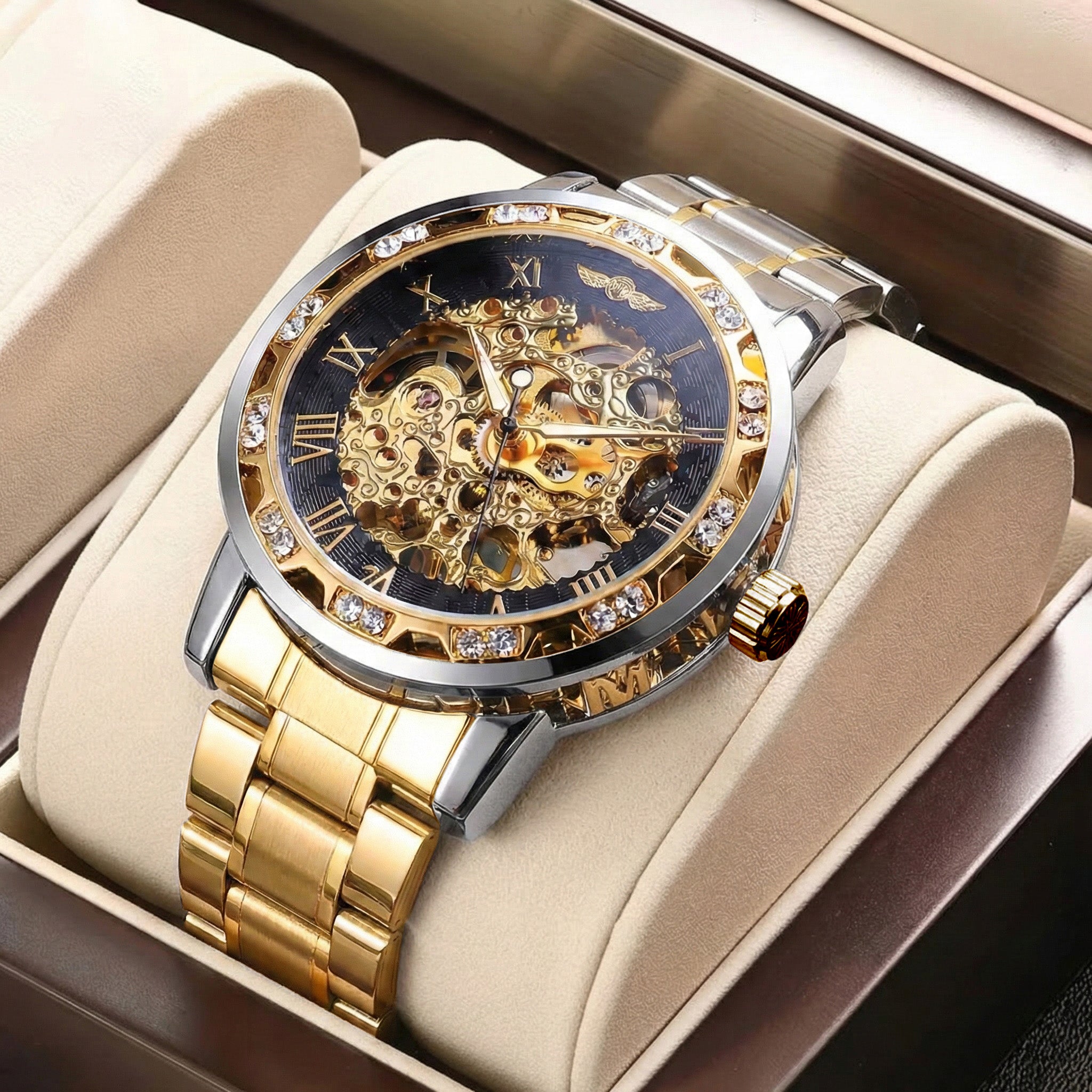 Obsyss WINNER Opulence Men's Watch Quartz Water Resistant