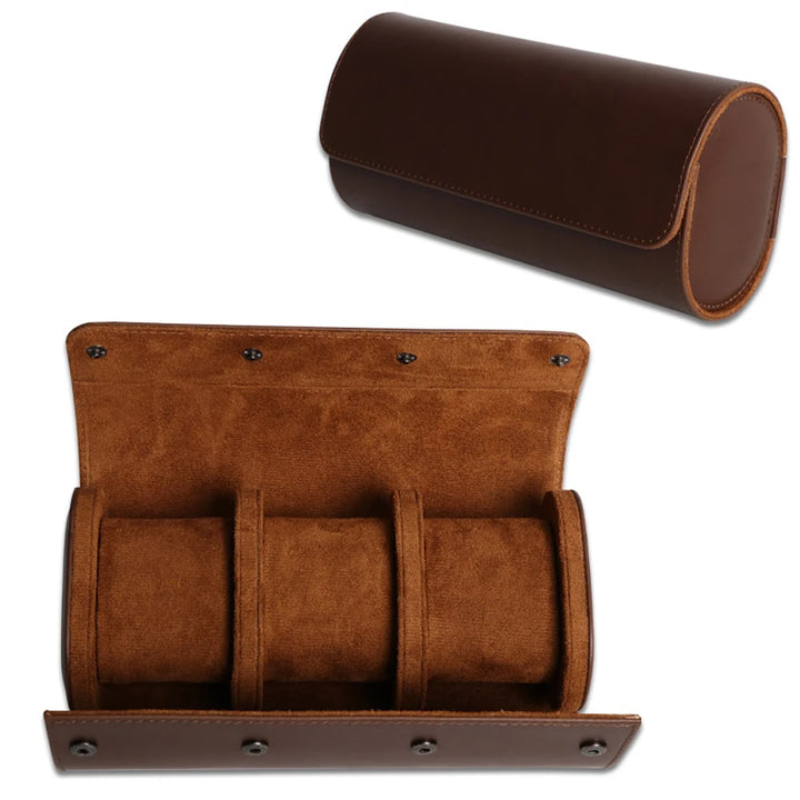 S4d7f7924e7954c7d819734701c2830e4Z Collector's Leather Case 1 2 3 Slot Brown 3 slot