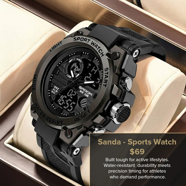 SandaDescription 3 Piece Collection - Black Edition