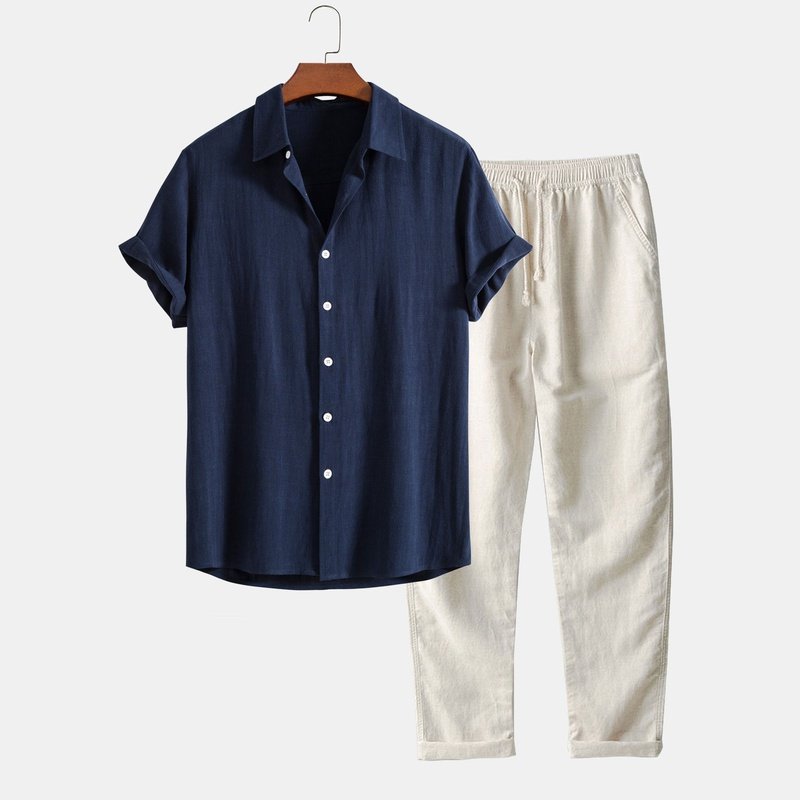 Linen Rayon Shirt And Pants