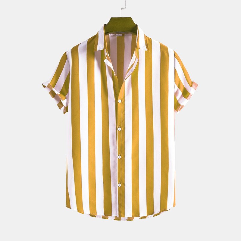 Wide Stripes Cotton Shirts