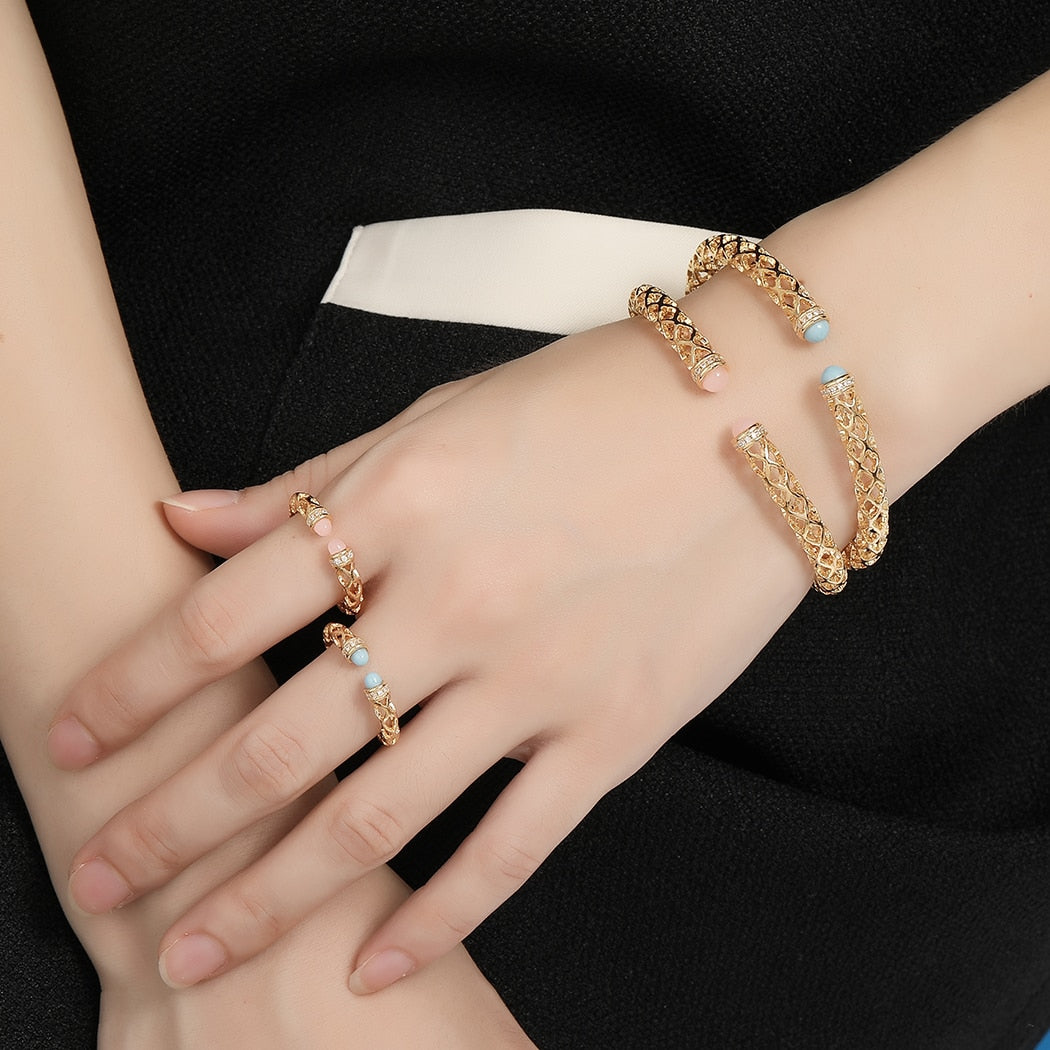 Pearl Lace Jewelry Set