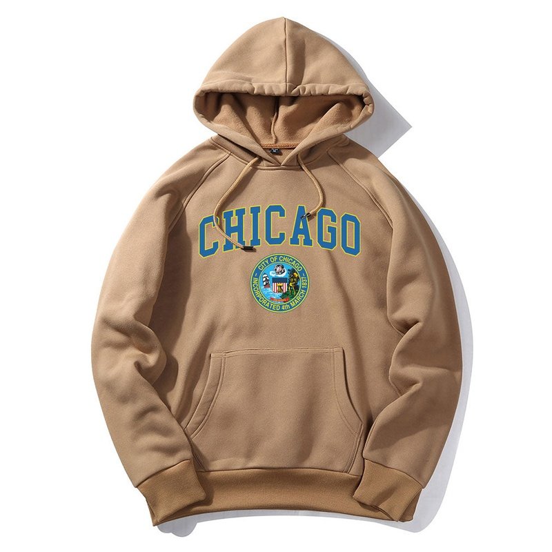 Kapuzenpullover mit Chicago-Print