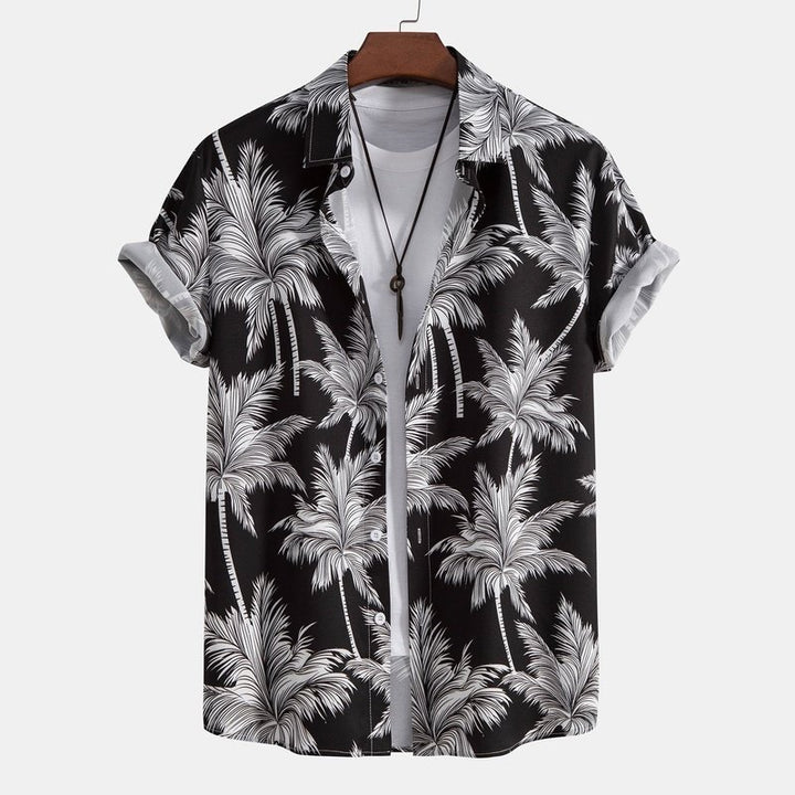 Palm Tree Print Shirt And Short