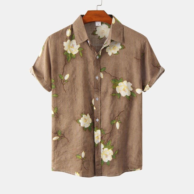 Floral Print Button Up Shirt