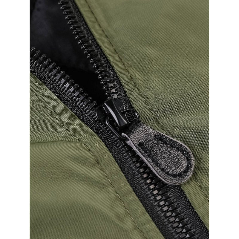 Quilted Lined Funnel Jacket