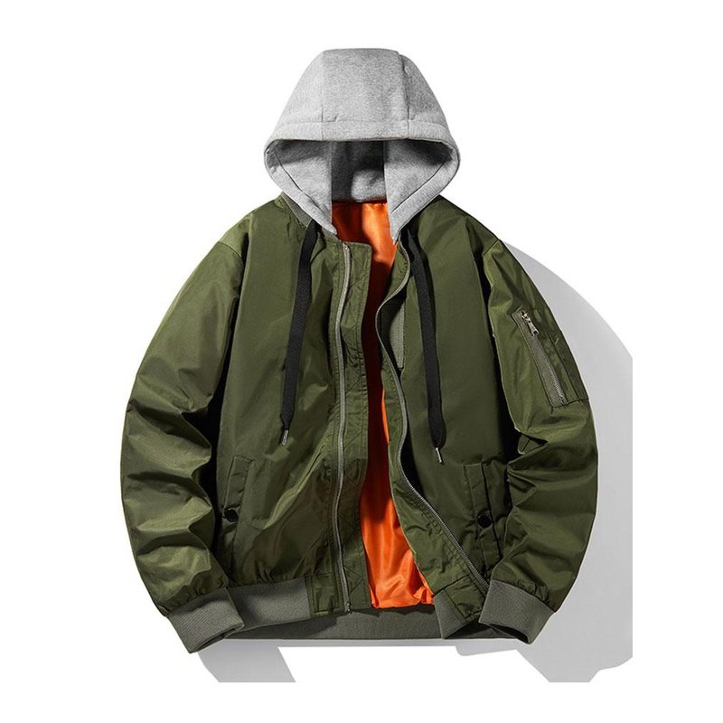 Hooded Bomber Jacket