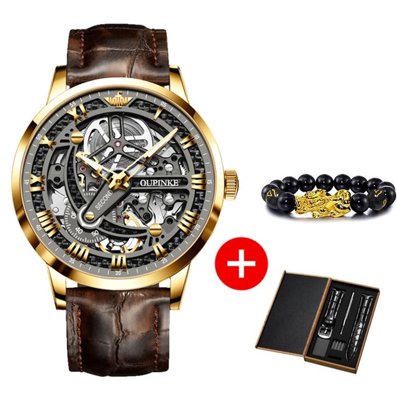 OUPINKE® Men Skeleton Watch - CLEARANCE SALE! - Obsyss