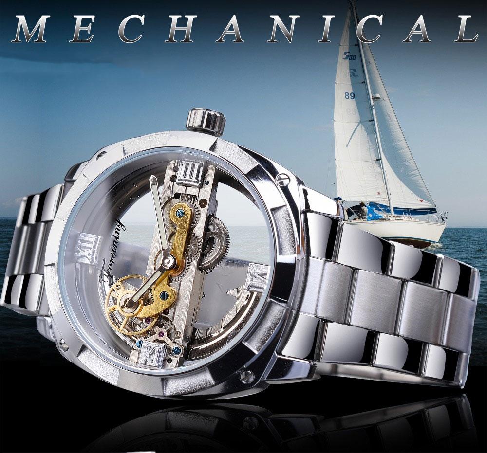 Transparent Design Mechanical Watch for Man - CLEARANCE SALE! - Obsyss