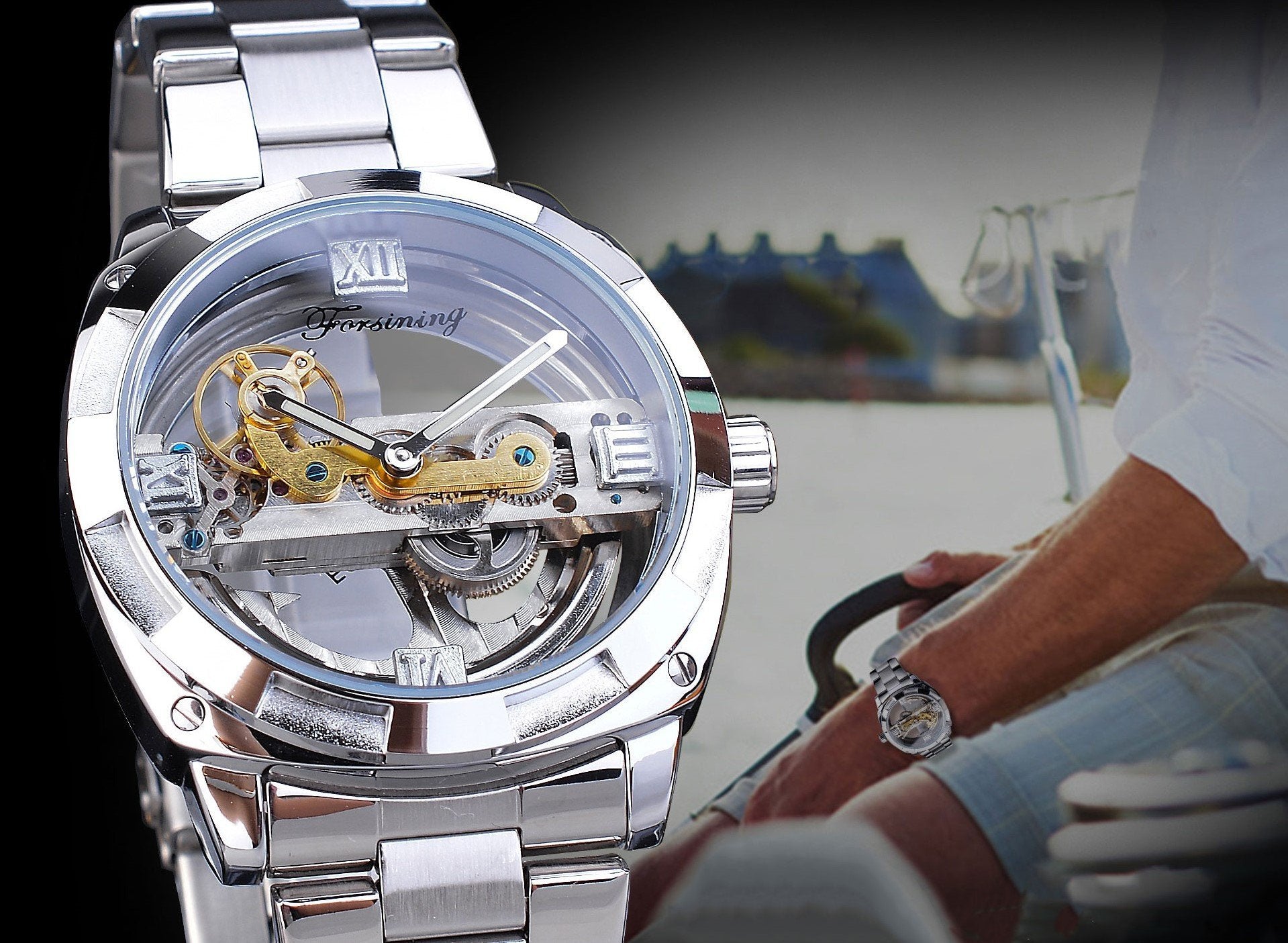 Transparent Design Mechanical Watch for Man - CLEARANCE SALE! - Obsyss